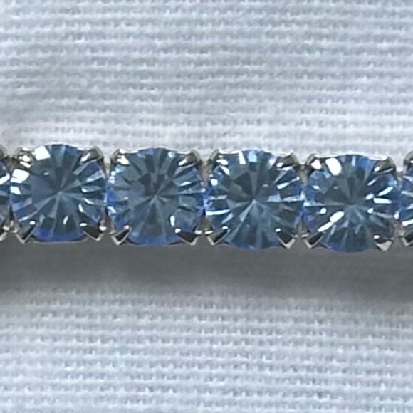 Danny Pollak Light Sapphire Swarovski Crystal Bobby Pin (#3) - approx. 2.5 in. - Picture 6 of 10